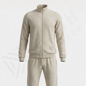 Custom Logo Mens Fleece Slim Fit Tracksuit Breathable <b>Hoodie</b> Jogger Pants Two Piece Sweatsuit Winter Gym Fitness <b>Running</b> Set - Product Image 1