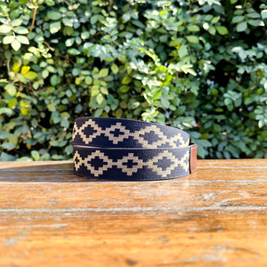 Ceinture de polo en sangle 2025 sur mesure pour hommes et femmes Style décontracté avec languette en cuir véritable ceinture en cuir recyclé - Product Image 2