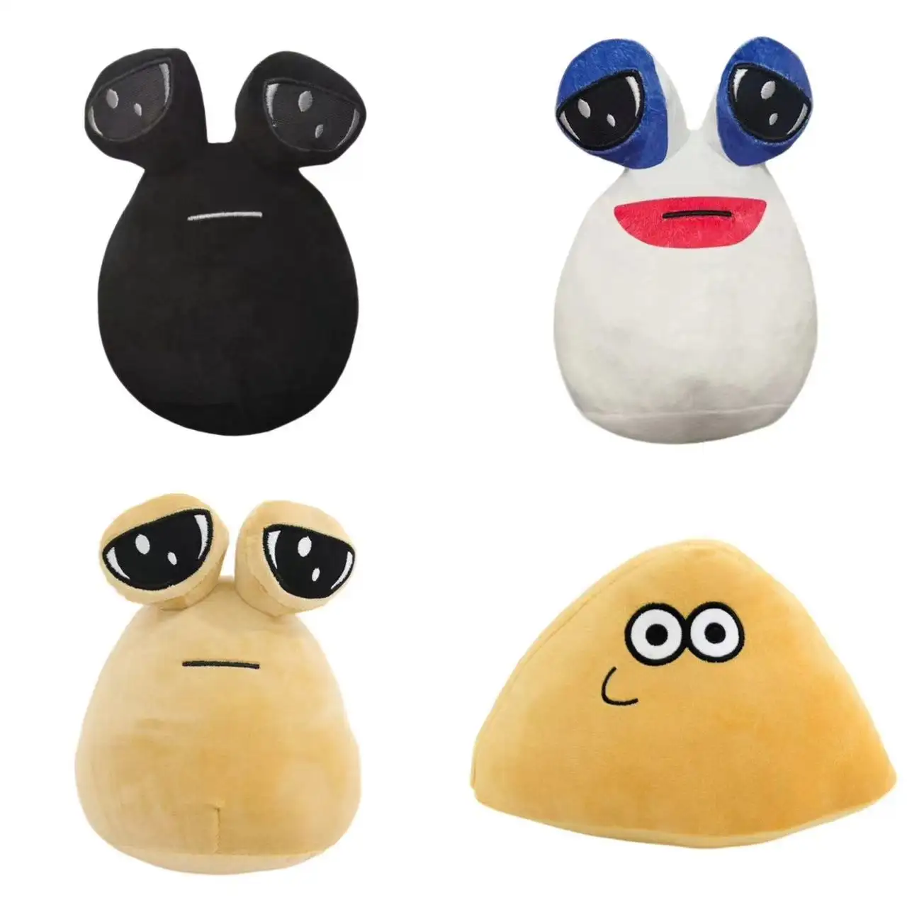 HECION EN71 Certificated Wholesale Plush Dolls POU My Pet Alien Game Pou Plush Toy Children's Gift Stuffed Toys