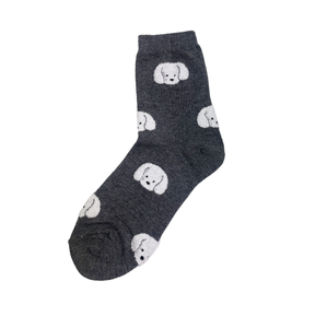 Calzini sportivi alla caviglia da donna FOYSOCK coreano di qualità personalizzata con stampa animalier personaggio novità Logo Design OEM calze personalizzate in cotone - Product Image 5