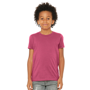 Logo personnalisé T-shirts de course à la mode pour enfants 100% jersey de coton à manches courtes vêtements de fitness conception teint en plaine - Product Image 1