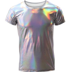 Camiseta Deportiva de Manga Corta para Hombre, Corte Regular, Material Personalizado, Reflectante, para Motociclismo, Ecológica, de Secado Rápido, RABUSH - Product Image 2