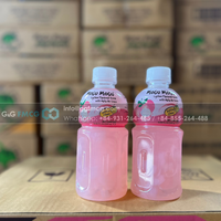 Groothandel Mogu Mogu Lychee-smaak drank met Nata de Coco 320ml fles x 24 flessen