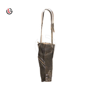 Shorts traditionnels bavarois de haute qualité pour hommes adultes en cuir de vache véritable avec fermeture boutonnée, séchage rapide - GLOBAL LEATHER Vente en gros - Product Image 3