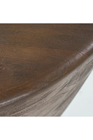 Table basse en bois massif de forme améba moderne et élégante, meuble d'appoint vintage, tendance actuelle pour la maison, la cuisine, le salon