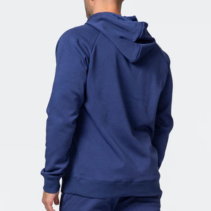 2024 nouveauté haut haute qualité hommes coton polaire sport pull survêtement 100% coton imprimé solide motif hiver Jo - Product Image 5