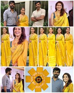 Lujosos saris de seda Jacquard pesado de viscosa, borde tejido de Jacquard grande dorado para tradicional indio de Fashionharbor - Product Image 3