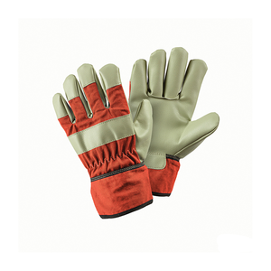 Vente en gros de gréeur de protection dans l'industrie de la construction gréeur de sécurité au travail en cuir classique chromé gant de gréement en cuir de vachette de qualité supérieure - Product Image 4