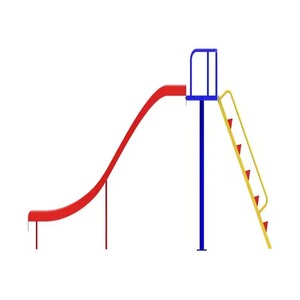 Çevre dostu açık eğlence ekipmanları çocuklar iç<span class=keywords><strong>in</strong></span> çift slayt bahçe oyun malzemeleri - Product Image 3