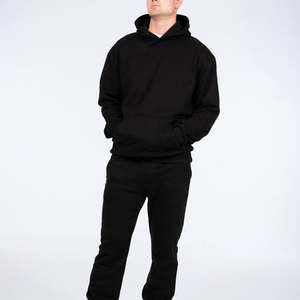 Custom Heavyweight Gsm Drop Shoulder Hoodie Blank Algodón Poliéster Oversized Boxy Fit Sudaderas con capucha de lana gruesa de alta calidad - Product Image 1