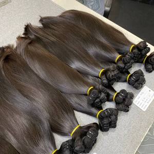 100% cabello humano sedoso pelo de bebé hueso recto de larga duración paquete crudo cutícula alineada cabello vietnamita - Product Image 4