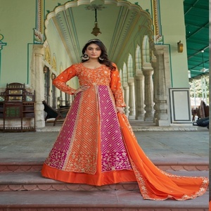 Nouvel arrivage Design à feuilles persistantes beau Chinon ethnique exclusif avec broderie lourde Salwar costume fournisseur indien à vendre - Product Image 1