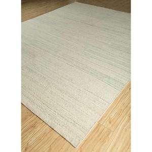 Alfombra Rectangular de Lana Color Marfil Hecha a Mano Mu-1755-Plush, Diseño Abstracto Trenzado para Sala de Estar y Dormitorio - Product Image 2