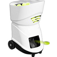 TenniSmash-Máquina Automática de Pelotas de Tenis, Dispositivo de Material ABS Controlado por Aplicación IOS/Android, Alimentador de Equipo, Robot Entrenador