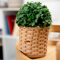 Macetas de ratán hechas a mano para plantas grandes, decoración única, macetas de madera para flores de jardín de gran tamaño pequeñas para el hogar - Product Image 5