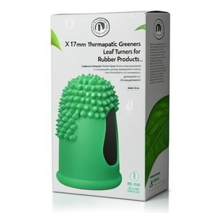 3 X 17mm Thermoplastic <b>Green</b> <b>Runners</b> Leaf Turners for Rubber Products - Product Image 2