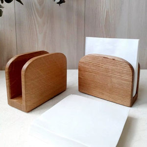 Elegante soporte de madera para pañuelos con pulido fino diseñado para interiores modernos y espacios de oficina contemporáneos - Product Image 1
