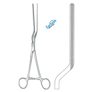 คีมหนีบทิชชู่บรูนเนอร์สแตนเลสขนาด24ซม./9.5 "ผู้ผลิตเครื่องมือผ่าตัด - Product Image 5
