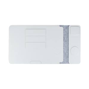 Chargeur sans fil magnétique 3-en-1 pour téléphone portable 15W, charge rapide, tapis de souris, support pour ordinateur portable, matériau PU, sac à main simple pour affaires - Product Image 5