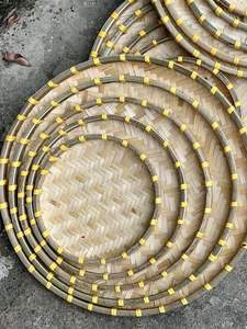 ไม้ไผ่สานทรงกลมทำมือสำหรับใส่ผลไม้หวายไม้ไผ่สาน - Product Image 6