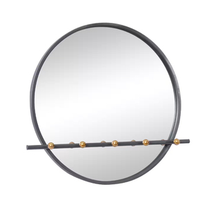 Hot Selling 2025 Customized High Quality Modern Design Decorative <b>Silver</b> Metal Orb Wall <b>Mirror</b> for Home Decoration Glass - Product Image 6