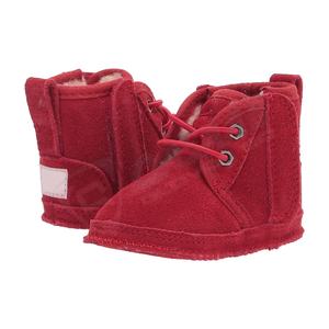 Boys and Girls Fashion Suede Leather Fleeced Winter-Warmed Red-Color Warm-<b>Baby</b> <b>Shoes</b> - Product Image 6