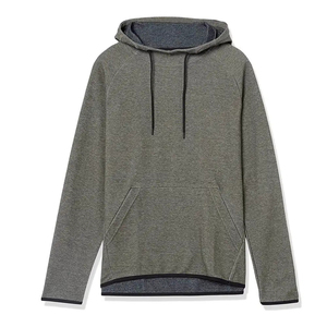 Sweats à capuche décontractés personnalisés pour hommes, 100% coton avec logo personnalisé, sweat à capuche en molleton à épaules tombantes - Product Image 3