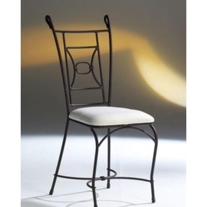 Silla de metal asequible y superventas con toque artístico artesanal y aspecto de inspiración vintage para una decoración moderna del hogar - Product Image 5