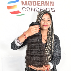 Venta al por mayor 100% Virgen Vietnamita Remy Hair Weaving Bundles Long Loose Deep Water Wave Non-Shedding Indian Temple Cabello humano - Product Image 5