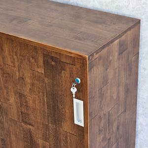 Vitrine à portes coulissantes KTB68177 au design moderne, 120x37x80cm, en bois de caoutchouc - Product Image 5