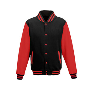 Chaqueta Bomber Varsity de Lana de Invierno, Estilo Universitario, Deportiva, Cortavientos, con Bordado Personalizado para Hombre - Product Image 4