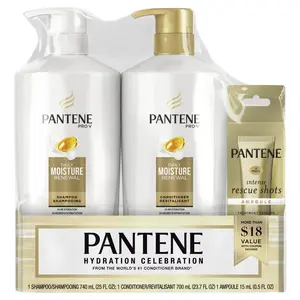 2023 New Pantene Hair Shampoo and Conditioner Set Pure Organic Sulphate Germany OEM Bottle Anti Age for sale
