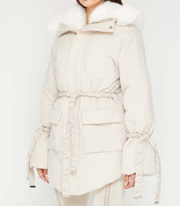 Abrigo de Invierno para Mujer, Estilo Urbano, Abrigo Largo Moderno, Cálido, Suave al Tacto, Ajuste Casual, Ropa de Abrigo para Uso Diario - Product Image 3