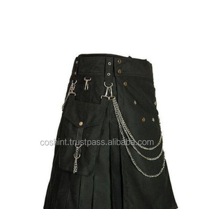 กระโปรงพับจีบสำหรับผู้ชายบทความใหม่ของความสะดวกสบายทันสมัยคุณภาพดีทนทาน - Product Image 4