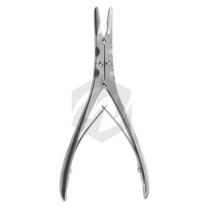 Fórceps manuales de doble articulación para cirugía espinal, instrumentos ortopédicos de acero inoxidable de alta calidad - Product Image 1