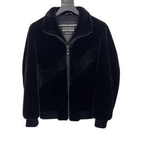 VESTE EN CUIR VÉRITABLE POUR HOMME EN CUIR DE VACHE PREMIUM MOTO TOP BIKER NOIR NOIR Motard Noir Slim Fit Cafe Racer Moto - Product Image 4