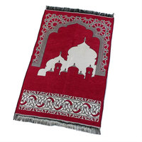 Tapis de prière musulman mat pliable en gros de conception personnalisée tapis de prière islamique 2024 fait musulman