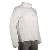 Veste imperméable coupe-vent unisexe de haute qualité en coton 100% épais, imprimée numériquement, couleur unie blanche, avec logo personnalisé OEM
