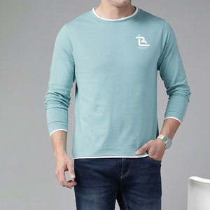 Durable <b>Men</b> <b>Long</b> <b>Sleeve</b> T Shirt High Quality Casual Wear O-Neck <b>Top</b> Wholesale Clothing Supplier - Product Image 4