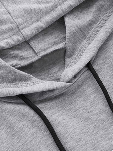 Haute qualité 500gsm sweat à capuche lourd personnalisé surdimensionné hommes français éponge hiver plaine pull broderie sweats à capuche - Product Image 3