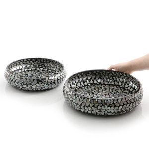 Arabian Wholesale Mother of Pearl <b>Chocolate</b> Bowl Black Seashell Inlay <b>Chocolate</b> Serving Bowls for <b>Ramadan</b> Eid Mubarak - Product Image 3