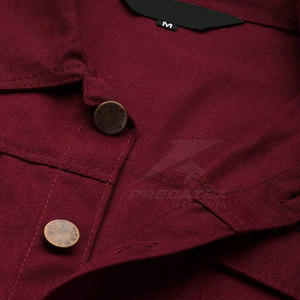 เสื้อแจ็กเก็ตยีนส์สำหรับผู้ชายสีทึบแนวสตรีทเสื้อแจ็กเก็ตยีนส์แฟชั่นใหม่ใส่สบาย2025 - Product Image 6