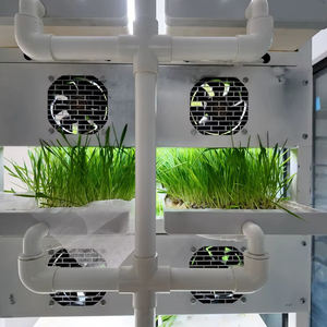 Système de culture hydroponique vertical multi-niveaux pour fourrage, plateau de germination, support de culture d'orge à vendre - Product Image 5