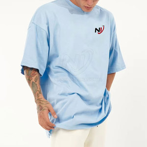 Camisetas ajustadas con hombros descubiertos de calidad superior para hombre, diseño transpirable de 100% algodón - Product Image 2