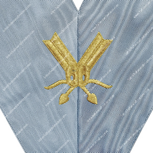 COLLAR DE OFICIAL DE REGALIA MASÓNICO DE SECRETARIA DEL RITO MODERNO FRANCÉS - Product Image 2