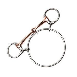 Bocado de Carreras Dexter Copper Mouth, Bocado Profesional de Acero Inoxidable para Caballos de Carreras, Boquilla de Cobre Lisa, Control Superior, Apto - Product Image 6