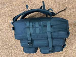 Gym <b>Mat</b> Black <b>Yoga</b> <b>Mat</b> Bag Multifunctional Gym Backpack <b>Large</b> - Product Image 5