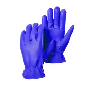 Guantes de conductor de cuero de dedo completo Premium con 100% guantes elegantes transpirables y cómodos perfectos para uso diario - Product Image 5