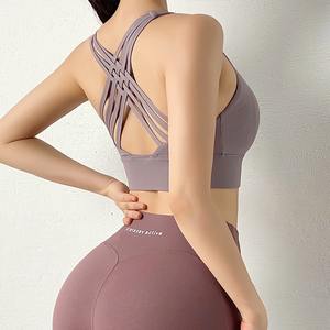 สปอร์ตบรารูปตัวยูสำหรับผู้หญิงชุดกีฬาออกกำลังกายสไตล์ Lulu ดีไซน์ใหม่สำหรับฤดูใบไม้ผลิ - Product Image 6