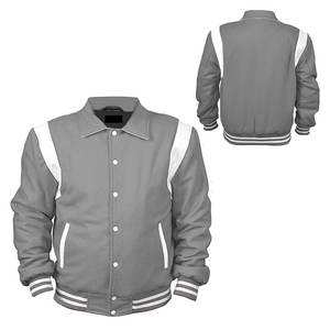 Chaqueta Varsity de Invierno para Hombre, Estilo Urbano, Diseño Bordado en la Parte Delantera, Mangas Regulares, Opciones Personalizables, Novedad 2025 - Product Image 5